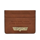 Top Gun Card Holder Wallet Tan