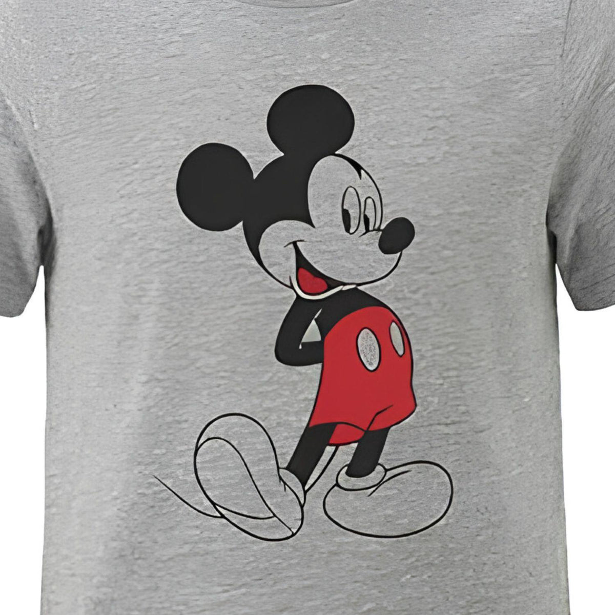 Disney Mickey Mouse Kids' Short Sleeve T-Shirt Size 3-4 Years Grey