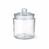 Premium 0.9L Thick Glass Storage Kitchen Jar with Airtight Lid