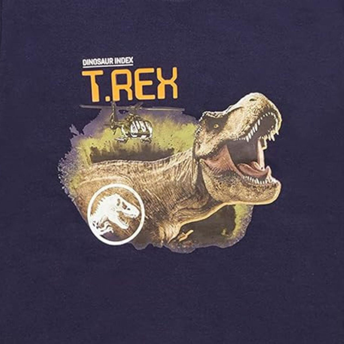 Jurassic World T-Rex 100% Cotton Sweatshirt Age 7-8 Years Navy