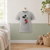 Disney Mickey Mouse Kids' Short Sleeve T-Shirt Size 3-4 Years Grey