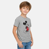 Disney Mickey Mouse Kids' Short Sleeve T-Shirt Size 3-4 Years Grey