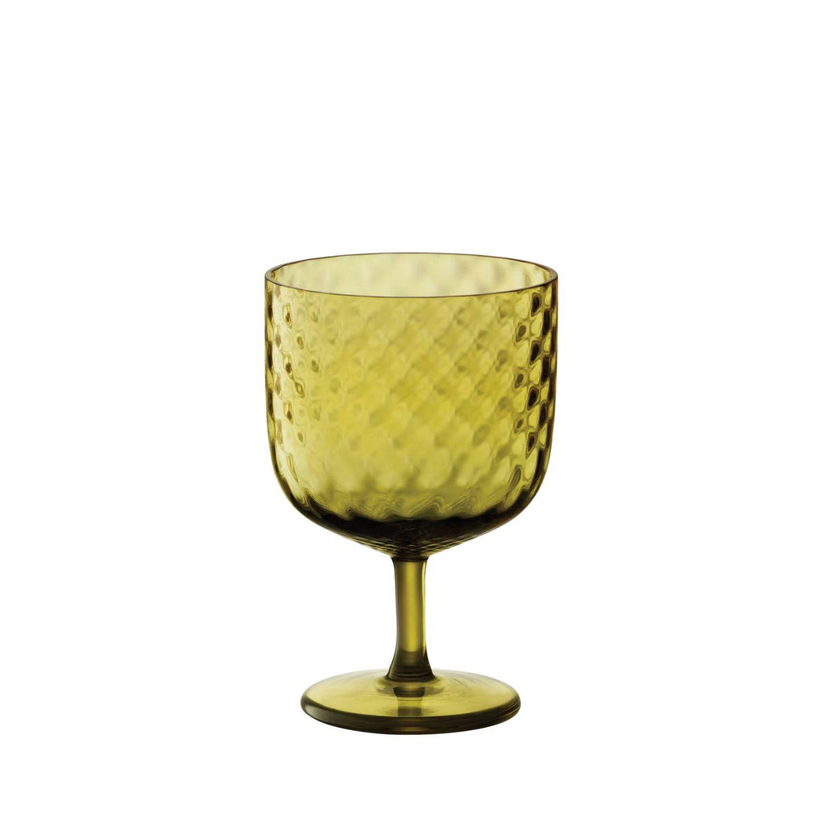 LSA Dapple Wine Glass 325ml Set of 2 woodland Green
