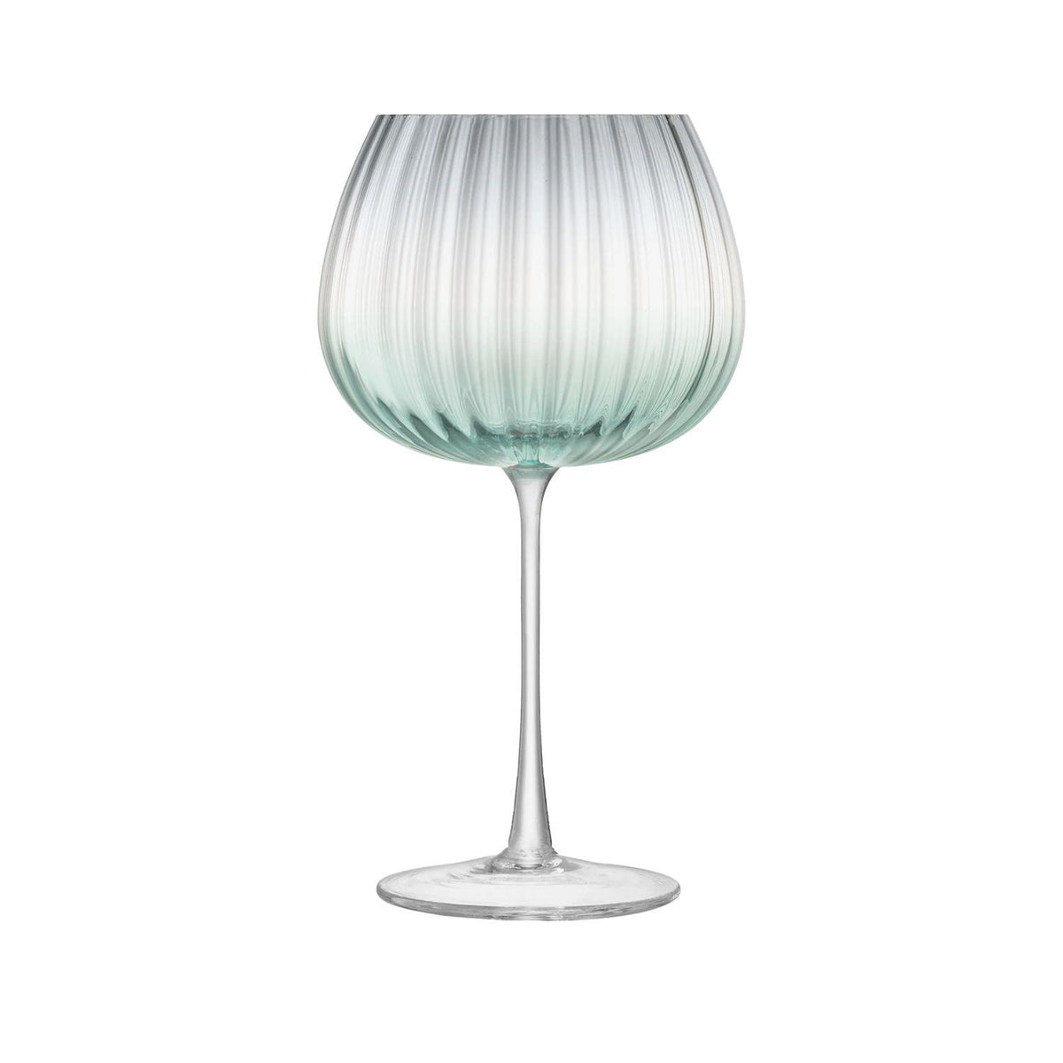 LSA Dusk Balloon 650ml Goblet Set of 2 Green Grey