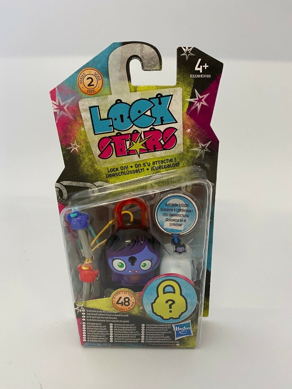 Hasbro Lock Stars Series 1,2 - 1 x Random Selection, 48 Characters to Collect