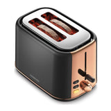 Kenwood Abbey Lux TCP05.C0DG 2 Slice Toaster Dark Grey and Rose Gold