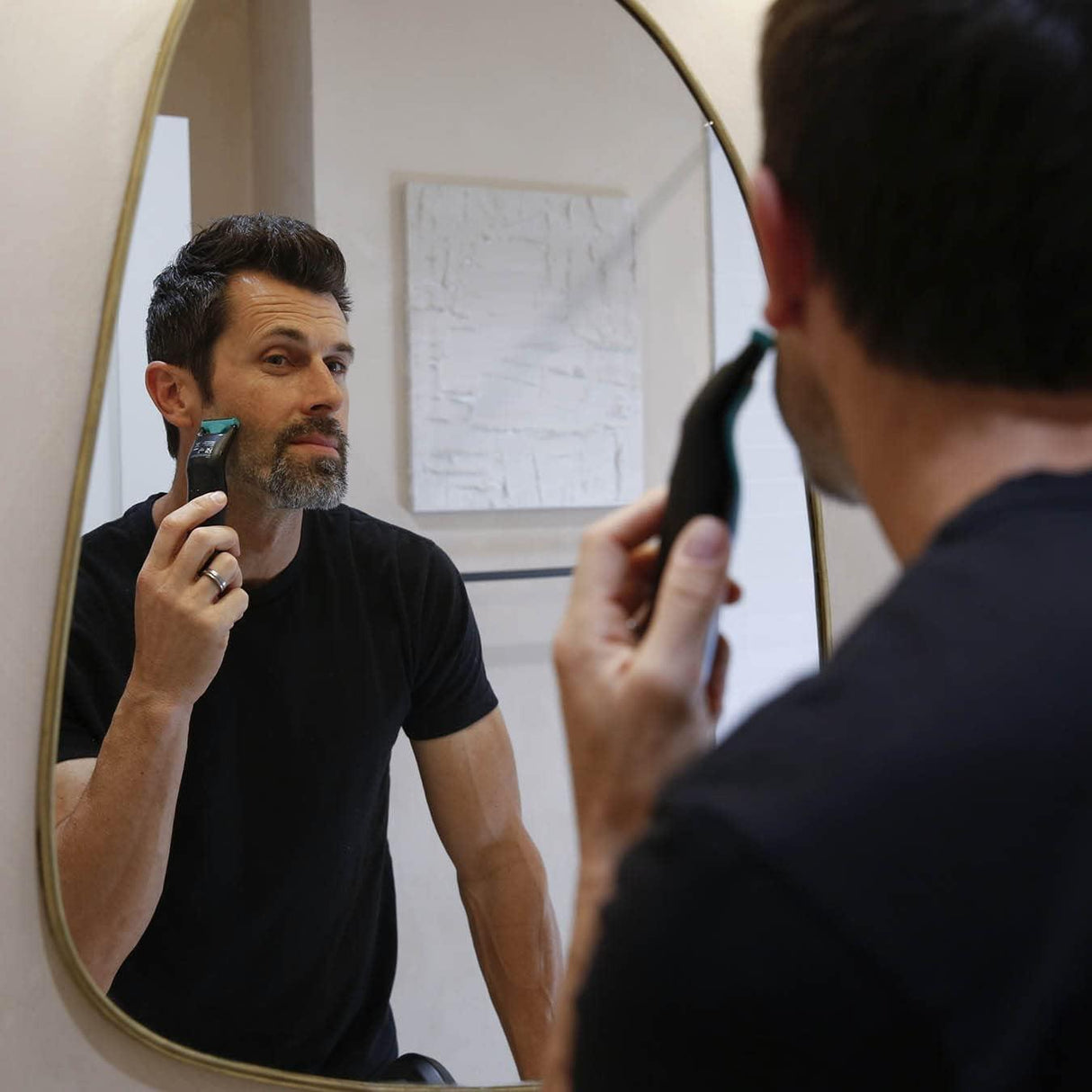 TanoShave with Dual Blade Razor Technology Unisex Electric Groomer Black