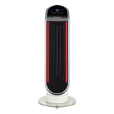 Dimplex Heater Fan Adjustable Thermostat tall tower heater with digital display and glowing heating elements