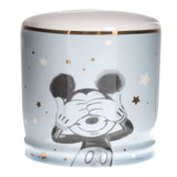 Disney Mickey Mouse money box with playful design and star accents in soft blue and white