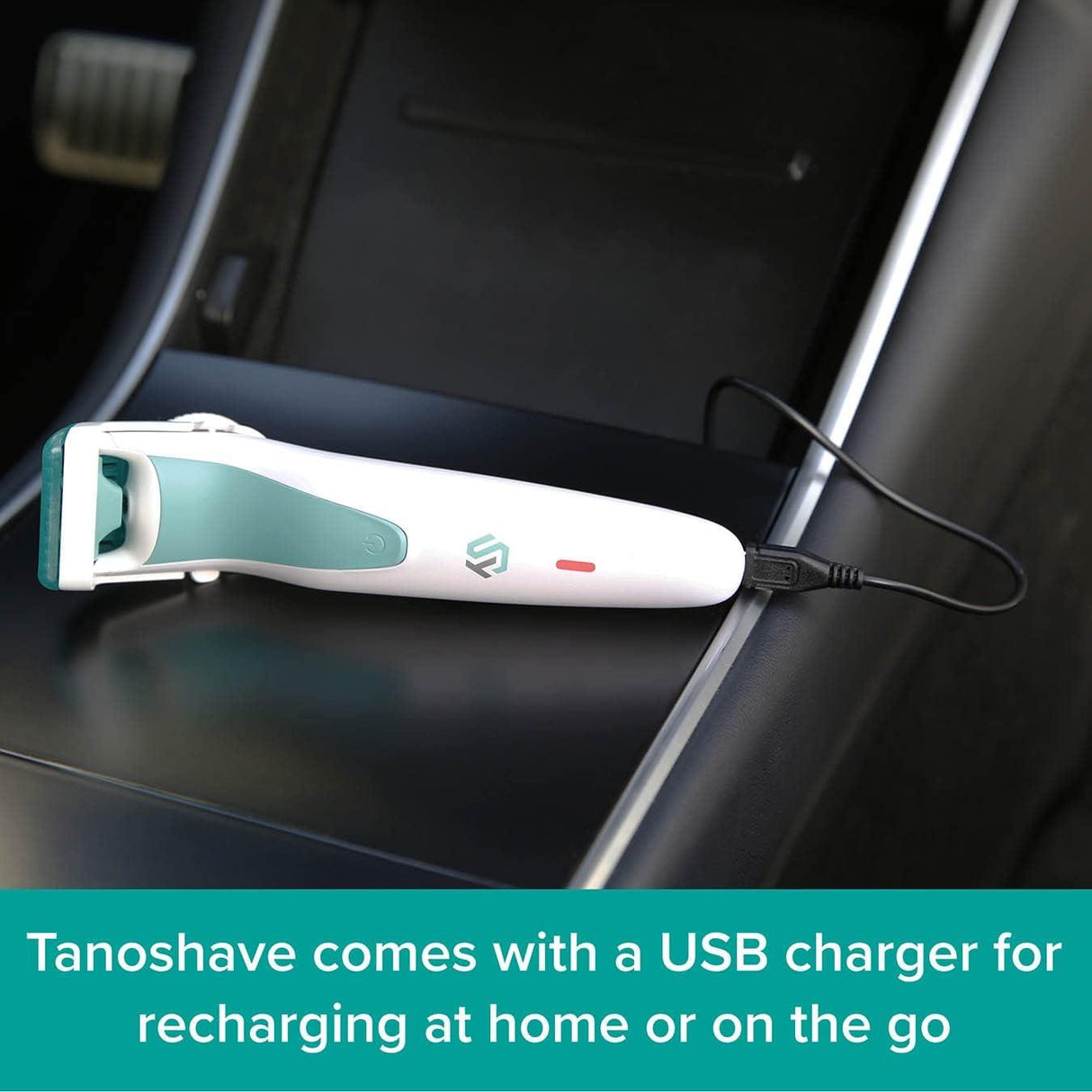 TanoShave with Dual Blade Razor Technology Unisex Electric Groomer Whi ...