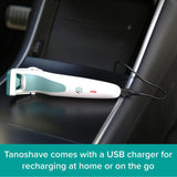 TanoShave with Dual Blade Razor Technology Unisex Electric Groomer White