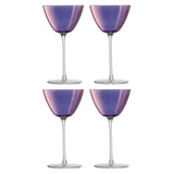 LSA Aurora Martini Glass 195ml Set of 4 Polar Violet