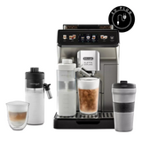 De'Longhi Eletta Explore Automatic Coffee Machine 1.8L Black Silver EU Plug