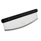 DOLCE MARE Stainless Steel Pizza Cutter Rocker Blade with Black Handle