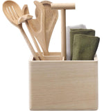 LSA Dine FSC-Certified Natural Oak Cutlery Holder