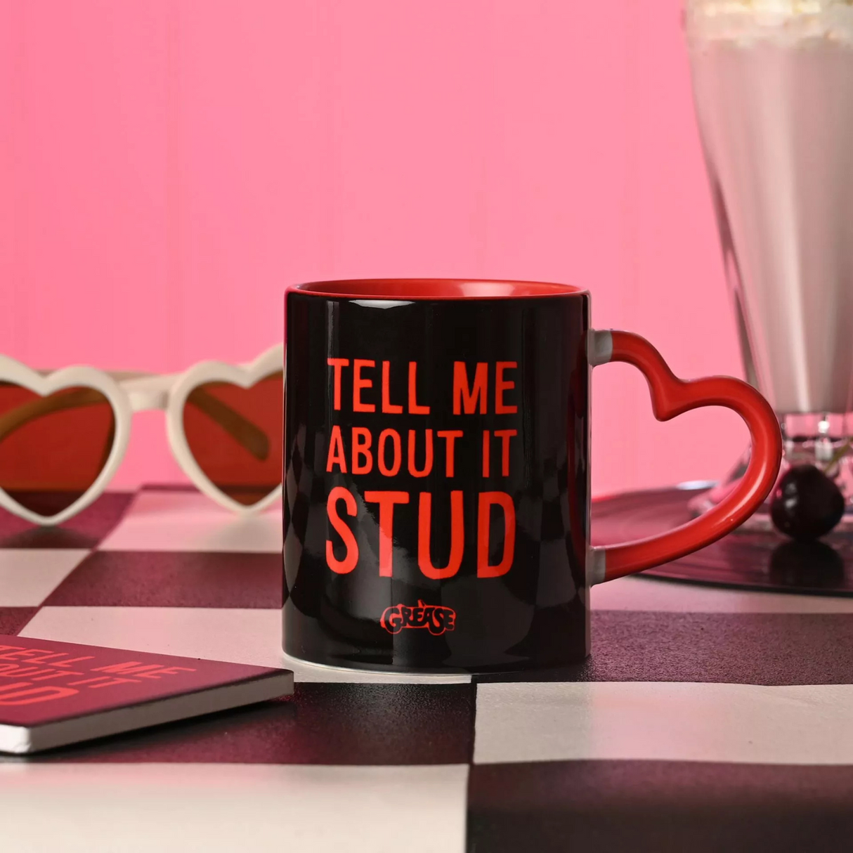 Fandomania Grease T-Birds 'Tell me About It, Stud' Heart-Handled Mug