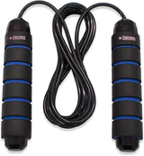 UBUNG Adjustable Skipping Rope with Foam Handles - Blue