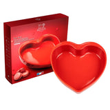 Peugeot For You Heart-Shaped Ceramic Oven Dish 26 cm Red