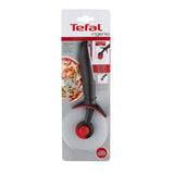 Tefal Ingenio Premium Pizza Cutter Non-Scratch Kitchen Tool Black and Red