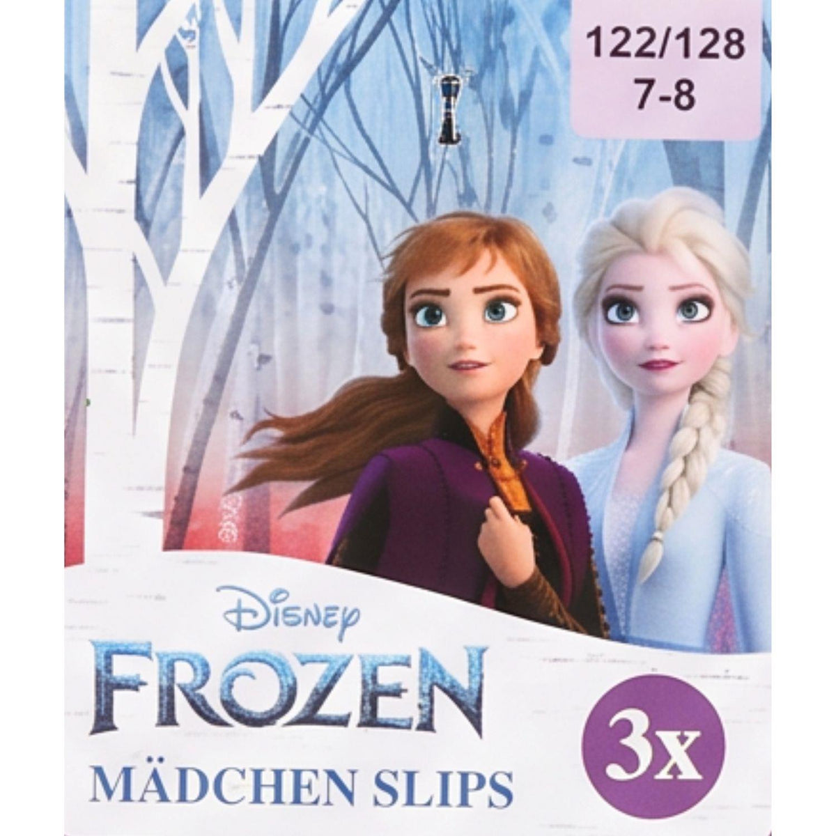 Disney Frozen Girls' Cotton Knickers 3-Pack Size 7-8 Years Multi