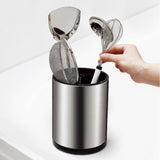 Deluxe Stainless Steel Rotating Cutlery Utensil Organiser