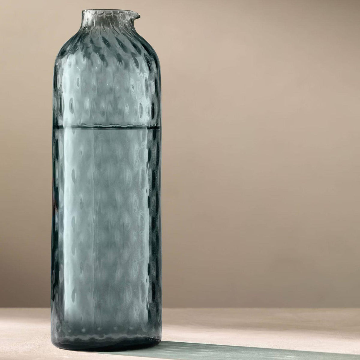 LSA Dapple 1L Glass Carafe Water Blue