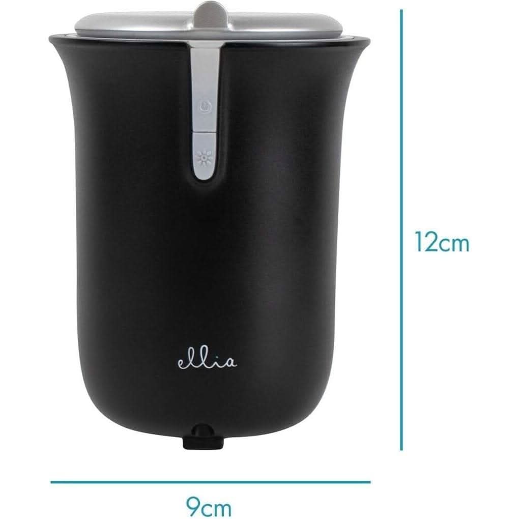Homedics portable car aroma diffuser in sleek black design for a refreshing driving experience