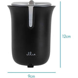 Homedics portable car aroma diffuser in sleek black design for a refreshing driving experience