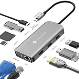 NOVOO 9 in1 USB Hub Multiport Adapter