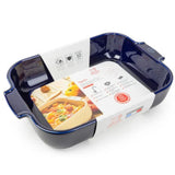 Peugeot Appolia Rectangular Ceramic Dish 36cm Blue