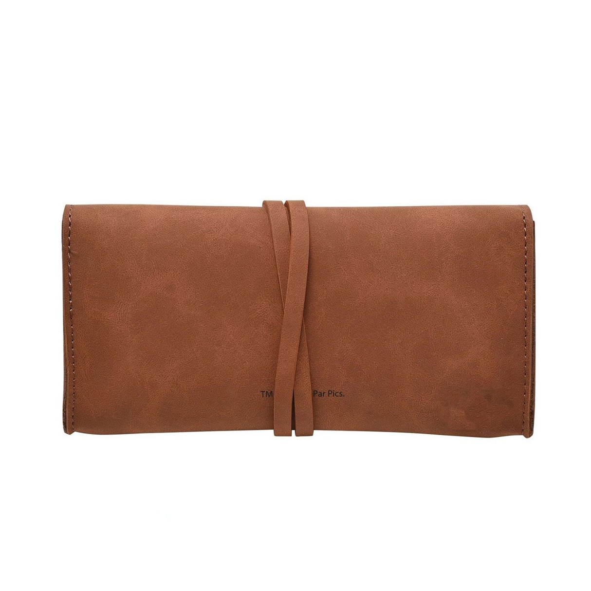 Top Gun PU Leather Sunglasses Case Brown