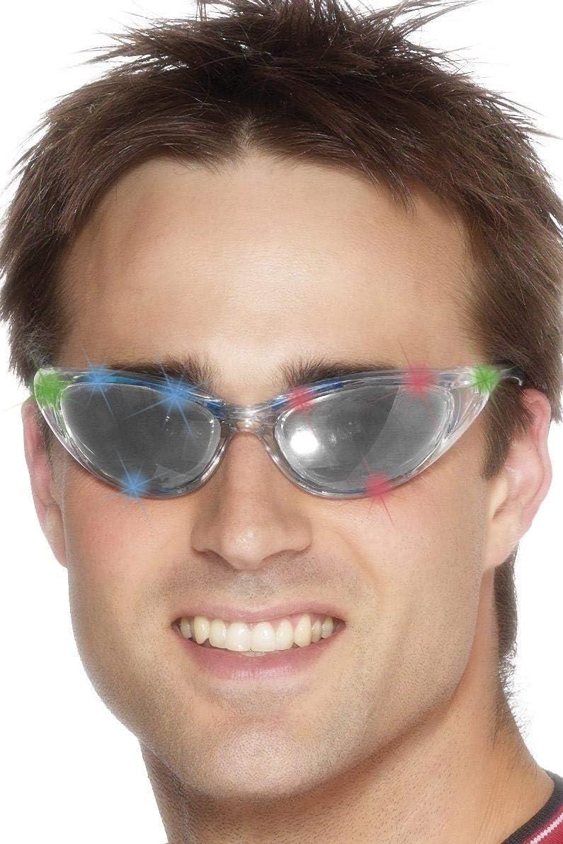 Smiffys Light up Shades 6 Functions One Size Multi-Coloured