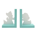 Paw Patrol Skye and Chase Wooden Bookends Turquoise