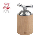 Peugeot Isen Flax Seed Mill Wood and Stainless Steel 13cm Natural