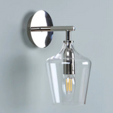 Laura Ashley Ockley Wall Light Polished Chrome & Glass