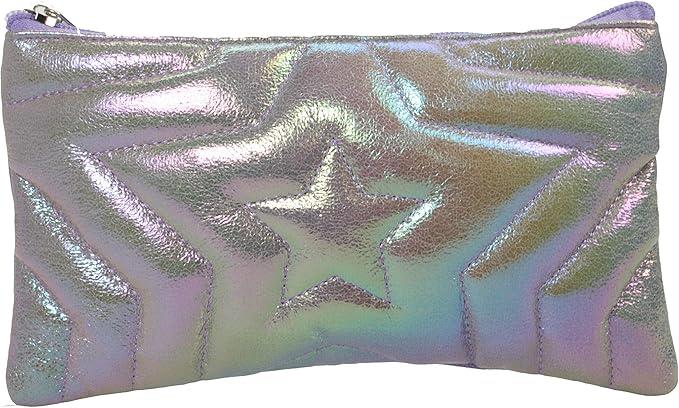 Iridescent Stylish Super Star Pencil Case
