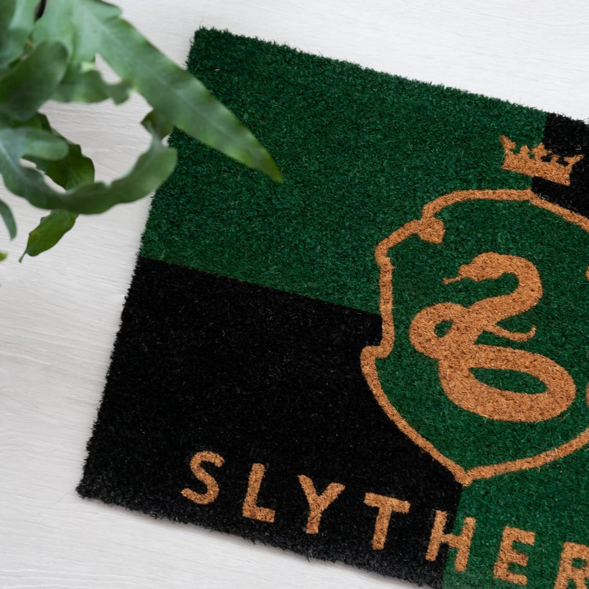 Harry Potter Slytherin 60 x 40 cm Doormat Green and Black