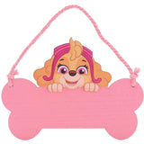 Paw Patrol Skye Wooden Hanging Plaque Pink