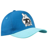 Peanuts Snoopy 70 Years Logo Baseball Cap Blue and Turquoise
