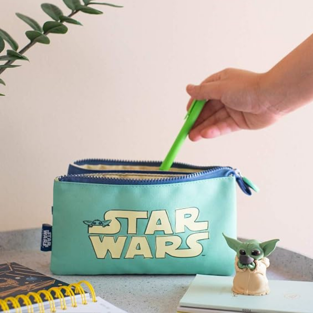 Star Wars The Mandalorian Triple Pencil Case
