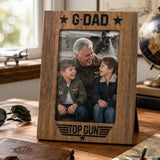 Top Gun Top G-Dad Photo Frame Brown