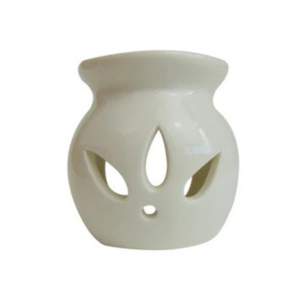 Ceramic Wax And Oil Burner - White