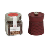 Peugeot Bali Fonte Pepper Mill Cast Iron 8cm Burgundy
