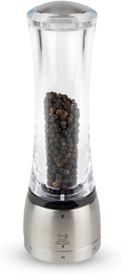 Peugeot Daman Pepper Mill 21cm Silver