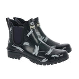 Barbour Wilton Wellies - UK4 Navy/Dragon Fly Pattern