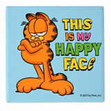 Fandomania Garfield 'This is My Happy Face' Ceramic Coaster