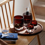 LSA Whisky Club Glass Ice Bucket 15cm Peat Brown