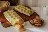 CLICKK Home Store BW 742901 Bee's Wax Lunch/Snack Bag Vegan Reusable