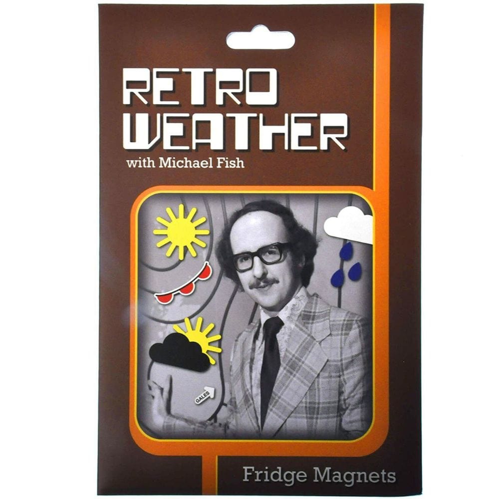 CLICKK Home Store AMA-1836 The Monster Factory Retro Weather Fridge Magnets