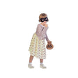 Child wearing gangster granny costume for kids with mask and swag money bag from CLICKK Home Store